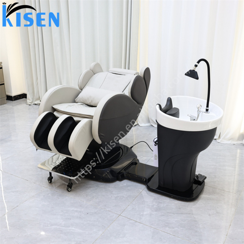 Hair Spa Wellness - เก้าอี้สระผมหมุนได้สุดหรู ทันสมัย สำหรับร้านสปา ซาลอน พร้อมเตียงนวดสระผมไทย สำหรับร้านตัดผม