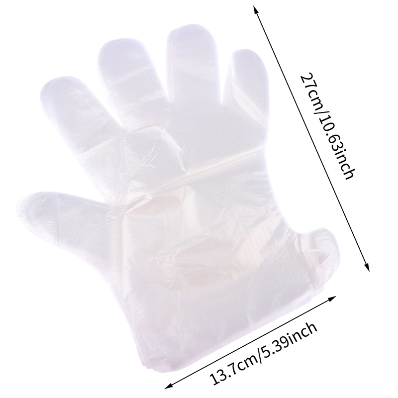 Foot Mask Peeling - 100 ชิ้น PE ที่ว่างเปล่าถุงมือเท้าโปร่งใสรองเท้าพาราฟิน Bath Exfoliating