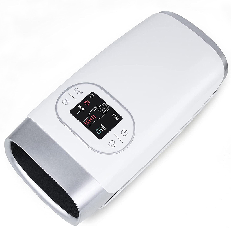 Spa Y Wellness - 2025 ไฟฟ้าไร้สายอุปกรณ์นวดมือความร้อน Air การบีบอัดปาล์มเครื่องนวดความงามนิ้วมือสปาผ่อนคลายบรรเทาอาการปวด