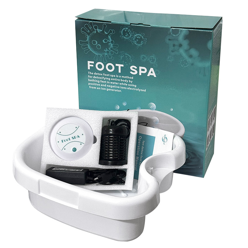 Spa Y Wellness - เครื่องนวดเท้าและสปาเท้าแบบอิออนพร้อมอ่างแช่เท้า ช่วยขจัดสารพิษ ลดความเครียด และทำความสะอาดด้วยระบบอิออน