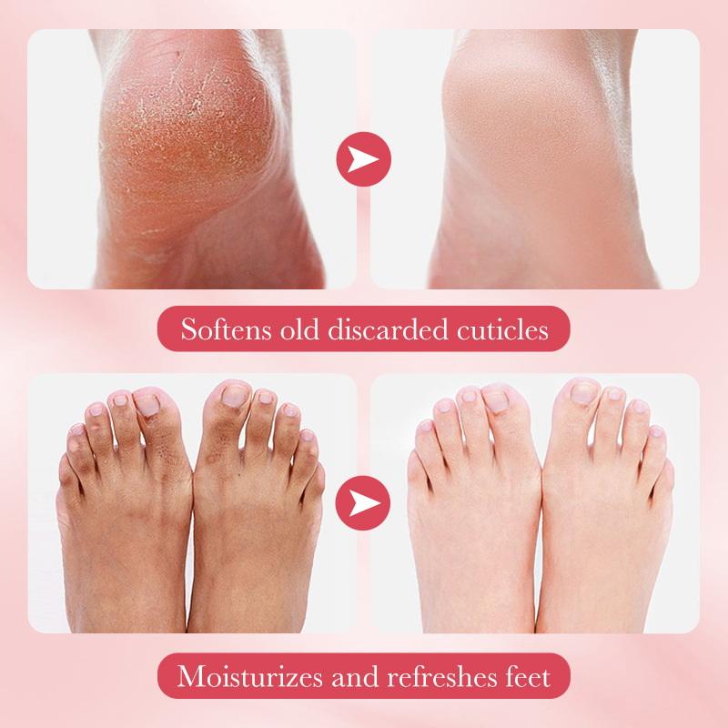 Foot Mask Peeling - มาส์กเท้าผลไม้ SADOER 1 คู่ มาส์กบำรุงผิวเท้า ขจัดเซลล์ผิวที่ตายแล้ว