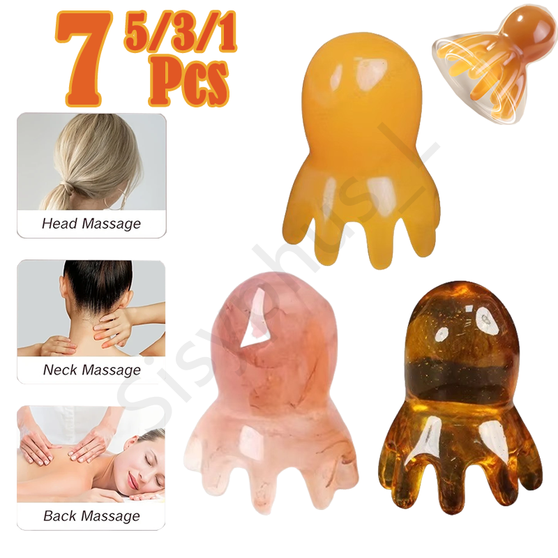 หวีแปรงนวดตัวรูปปลาหมึกเรซิ่นแ - Spa Y Wellness บทวิจารณ์และราคา