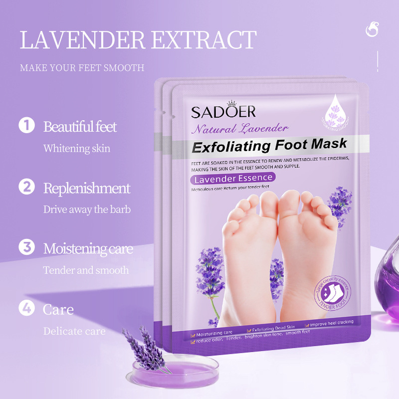 มาส์กเท้า SADOER ขัดผิว ขจัดเซ - Foot Mask Peeling บทวิจารณ์และราคา