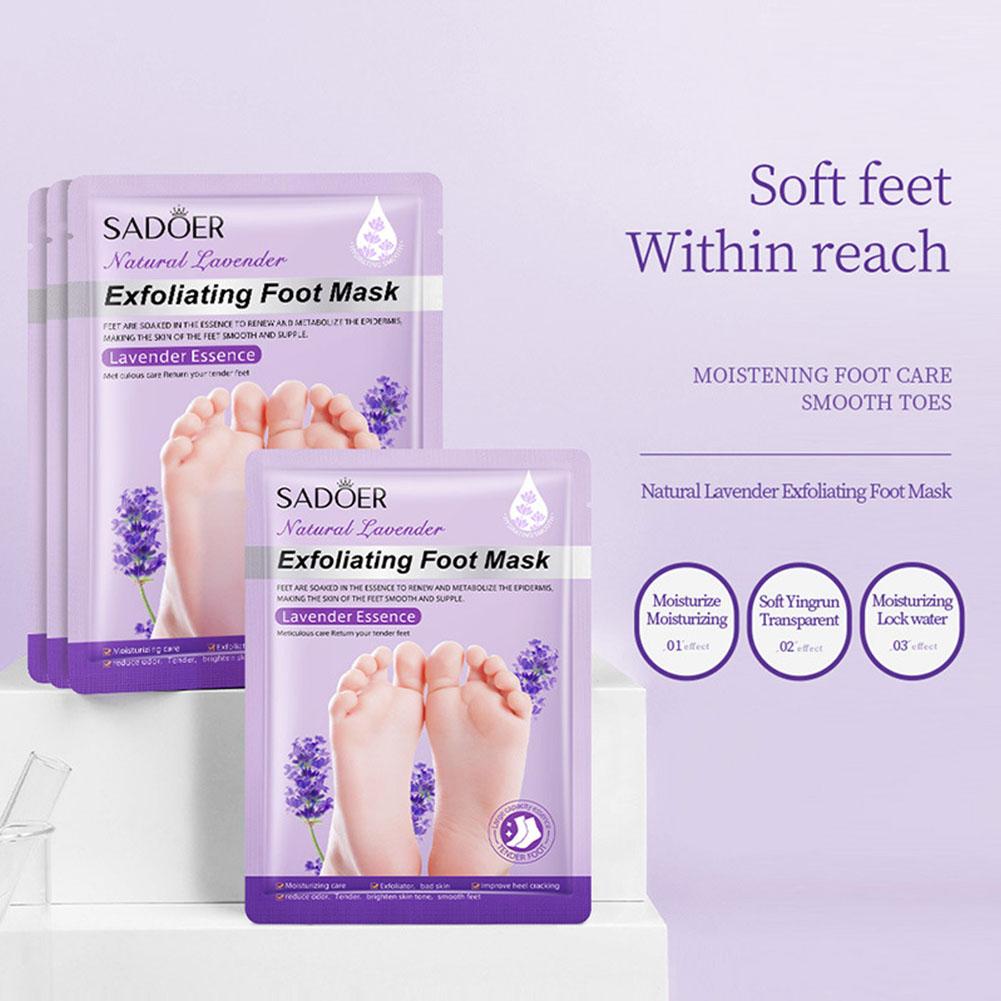 1/5/10 ชิ้น SADOER มาส์กเท้าลา - Foot Mask Peeling บทวิจารณ์และราคา