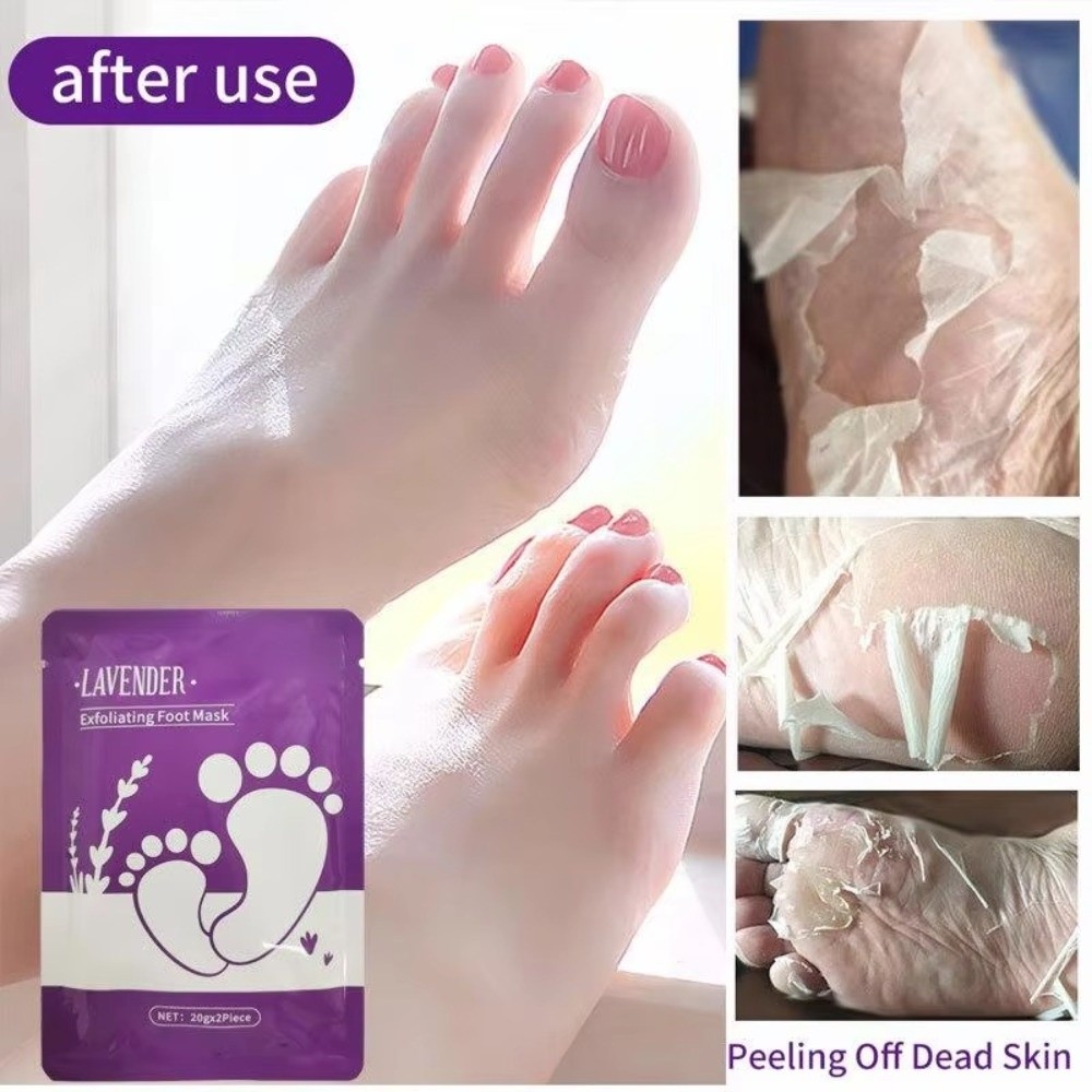 มาส์กเท้าลาเวนเดอร์บำรุงผิว ลด - Foot Mask Peeling บทวิจารณ์และราคา
