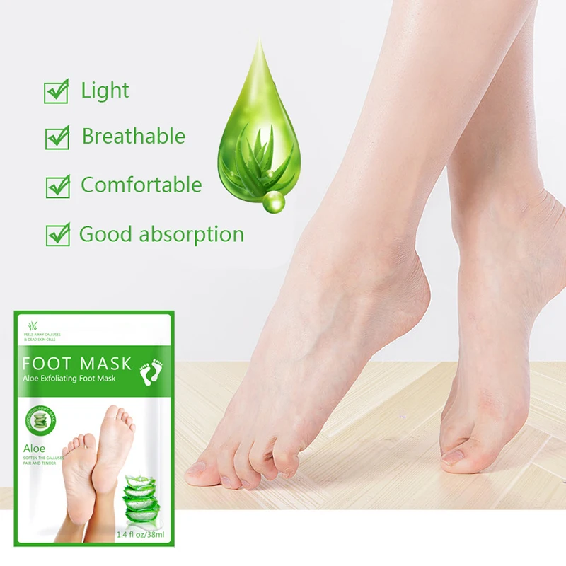 มาส์กขัดผิวเท้า ถุงเท้าขัดเท้า - Foot Mask Peeling บทวิจารณ์และราคา